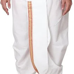 SANMIKA Solid Men Dhoti image 1