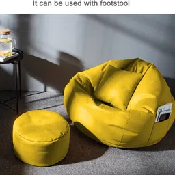 tusalifestyle 4XL Chair Bean Bag Cover (Without Beans) image 4