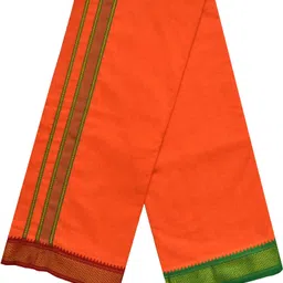 TUNI MANI SPL Padayappa Mayilkan Border 9X5 Panchakajam (4.0mtr Dhoti, 2.25mtr Towel) Men Dhoti image 2