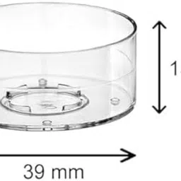 houseofmurasa 25 Round shape candle cup empty with 25 cotton wick Candle image 2