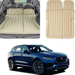 oshotto Multifunctional Car Inflatable Bed Air Mattress SUV For Jaguar F-Pace (Beige) Car Inflatable Bed-picture-24