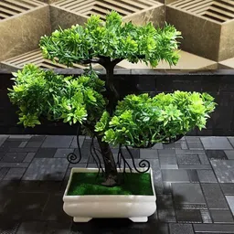 revcart Green Bougainvillea, Wild Flower Artificial Flower with Pot-picture-27