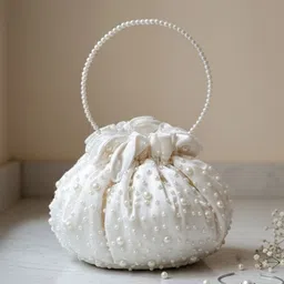 shab Women White Potli-picture-32