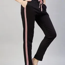 hokkai Women Solid Black Track Pants image 2