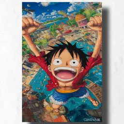 genzwall One Piece Luffy Poster Glossy Laminated HD Wall Poster 12x18 Inch (Unframed)-picture-22