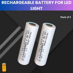 sacro Rechargeable 1800Mah Lithium-Ion Batteries For Trimmer and Spaeker Pack of 2Z490 Battery-picture-45