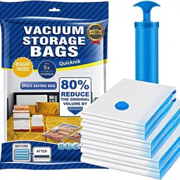nd brothers 5Pack Vacuum Compression Storage Bags With Pump,Space Saver Sealer Bag ND140 Travel Storage Vacuum Bags-picture-16
