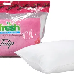 refresh Premium Fabric Covering For Enhanced Feel Microfibre Solid Sleeping Pillow Pack of 1-picture-26