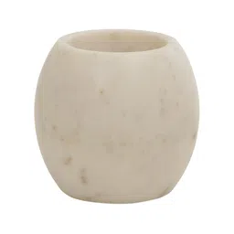nikkispride White Marble Toothbrush Holder with Sleek Design image 3