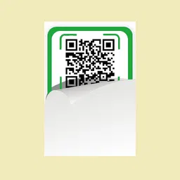 emergency contact owner qr Emblem for Car image 4