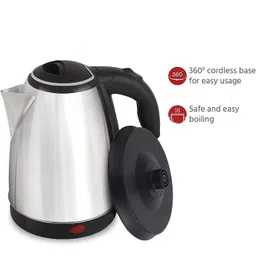 maitri enterprise Stainless Steel Electric Kettle Water Boiler with Handle Electric Kettle 2.0L Electric Kettle image 4