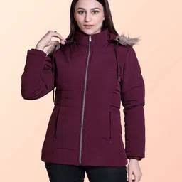 brazo Women Solid Padded Jacket-picture-26