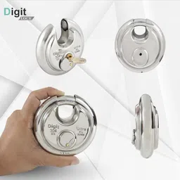 digitlocks Digit Lock Stainless Steel Ultra XL 90mm - 4 Brass Keys Lock image 5