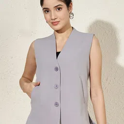 brinns Solid Women Waistcoat-picture-43