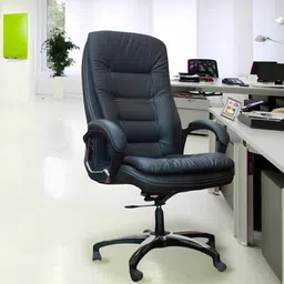 Premium K-90 High Back Boss Chair, Filled With Extra Comfort Superior Cushion Leatherette Office Executive Chair-image-9