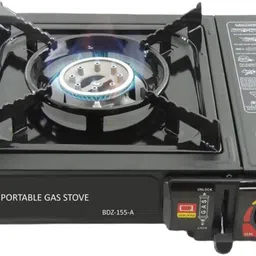 techel Portable Lightweight One Burner Gas Stove ASQ23 Stainless Steel Manual Butane Gas Stove image 1