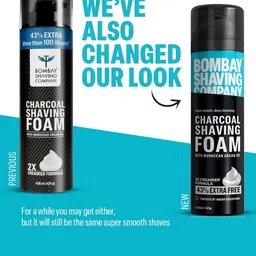 bombay shaving company Charcoal Shaving Foam with Deep Cleansing Formula image 2