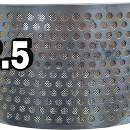 zalawad mart 5 hp Suitable for all Flour Mill and Pulverizer MS Jali No.2.5 Collapsible Colander-picture-32