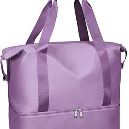clefairy 40 L Gym Duffel Bag - Foldable Travel Duffle Bag for Women,Gym Large Capacity Hand Bag - Multicolor-picture-22