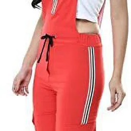 oyesmarty Women Red Dungaree image 3