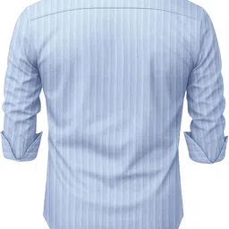 clinch fashion Men Regular Fit Striped Spread Collar Casual Shirt image 5