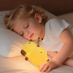 unzag Rechargeable Capybara Silicone Table Lamp Touch Sensor LED Night Light Animal Night Lamp-picture-16