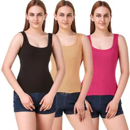 zoldy Women Black, Beige, Pink Camisole-picture-16