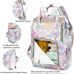 tip 'n' top Premium Baby Diaper Bag for Mother + Blue Baby Carrier Diaper Bag image 2