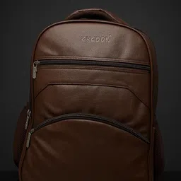 zycoon Large 35 L Laptop Backpack Premium PU Leather Office Backpack for Men & Women image 2