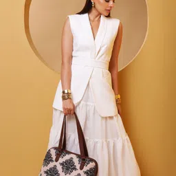 zouk Women Yellow, Black Hand-held Bag-picture-21