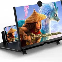 PRISHACRAFT 3D Mobile Screen Magnifier Stand 3D = 3D Screen Mobile Phone Lens-picture-16