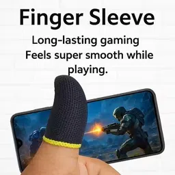 technuv PUBG Mobile Gaming Finger Sleeve,for BGMI,COD All Mobile Smart Phones( 30 Pair ) Finger Sleeve image 4
