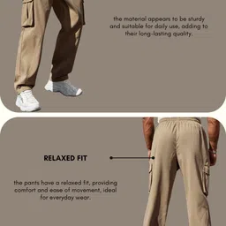 leriya fashion Men Cargos image 5