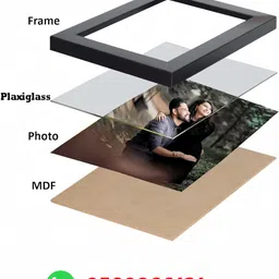 gd kraft Wood Wall Photo Frame image 4