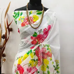 Embroidered, Solid/Plain Bollywood Chiffon Saree-image-15