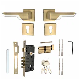 ampex Brass, Gold Plated Matte, Chrome Handlesets image 3