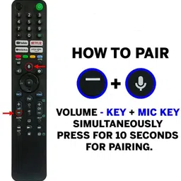 Crystonics TX520P Voice & Google Assistant Function Remote Control For Sony Bravia HD 4K Sony 4K 8K HD TV KD-43X85J KD-50X80J KD-55X80J KD-65X80J Series Smart TV Remote Controller image 3