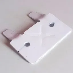 pmw Heater Wall Hanging Bracket - Geyser Clamp -White Colour - 2 Hole - Pack of 1 Hose Brackets & Clamps image 1