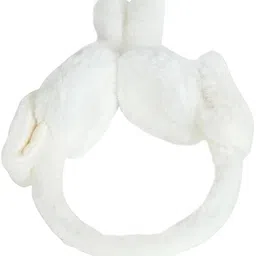 hosvin Bunny Ear Plush Earmuffs with Moving Ears | Soft Winter Cap for Girls Ear Muff image 3