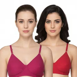 zainabel Pack of 2 Women Everyday Lightly Padded Bra-picture-14