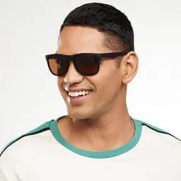 vincent chase by Lenskart UV Protection Retro Square Sunglasses (55) image 4