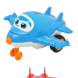 sopali Aeroplane Robot 2 in 1 toy for kids pack of 1 image 2