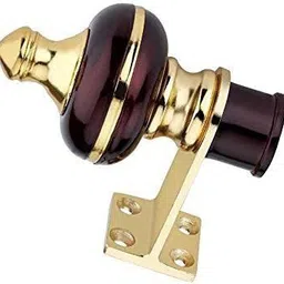home deco Maroon Curtain Knobs Metal image 2