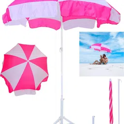 bluebuds 42in/7ft Outdoor Garden Big Size Umbrella With Stand For Hotels Beach And Shop Umbrella-picture-32