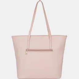 Forever Glam by Pantaloons Colourblocked PU Oversized Shopper Handheld Bag with Quilted image 3