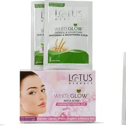 lotus Herbals WhiteGlow Insta Glow Fairness Facial Kit _ 40g ( Pack Of 4 ) 160 g image 2