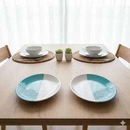 retail mafia Ceramic plate tray dish pack of 2 Servinewg Dishes_new70 Quarter Plate image 1