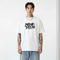 sistas Men Printed Round Neck Polycotton White T-Shirt-picture-13