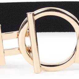 dressberry Women Black Canvas Belt image 1