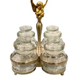 izzhaar Angel 300ml Gold Stainless steel Condiment Set image 2